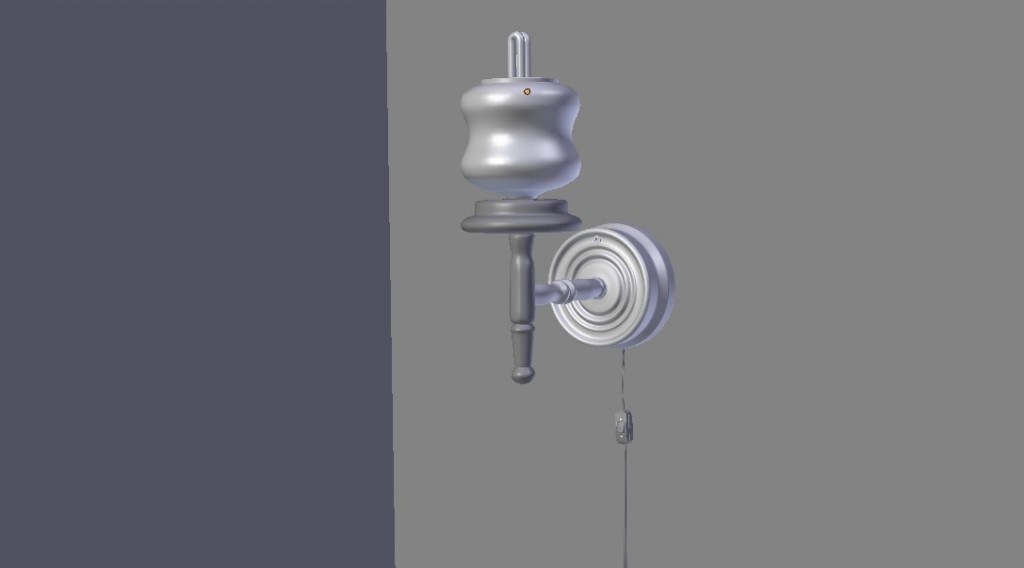 Simple High-Poly Lamp preview image 1